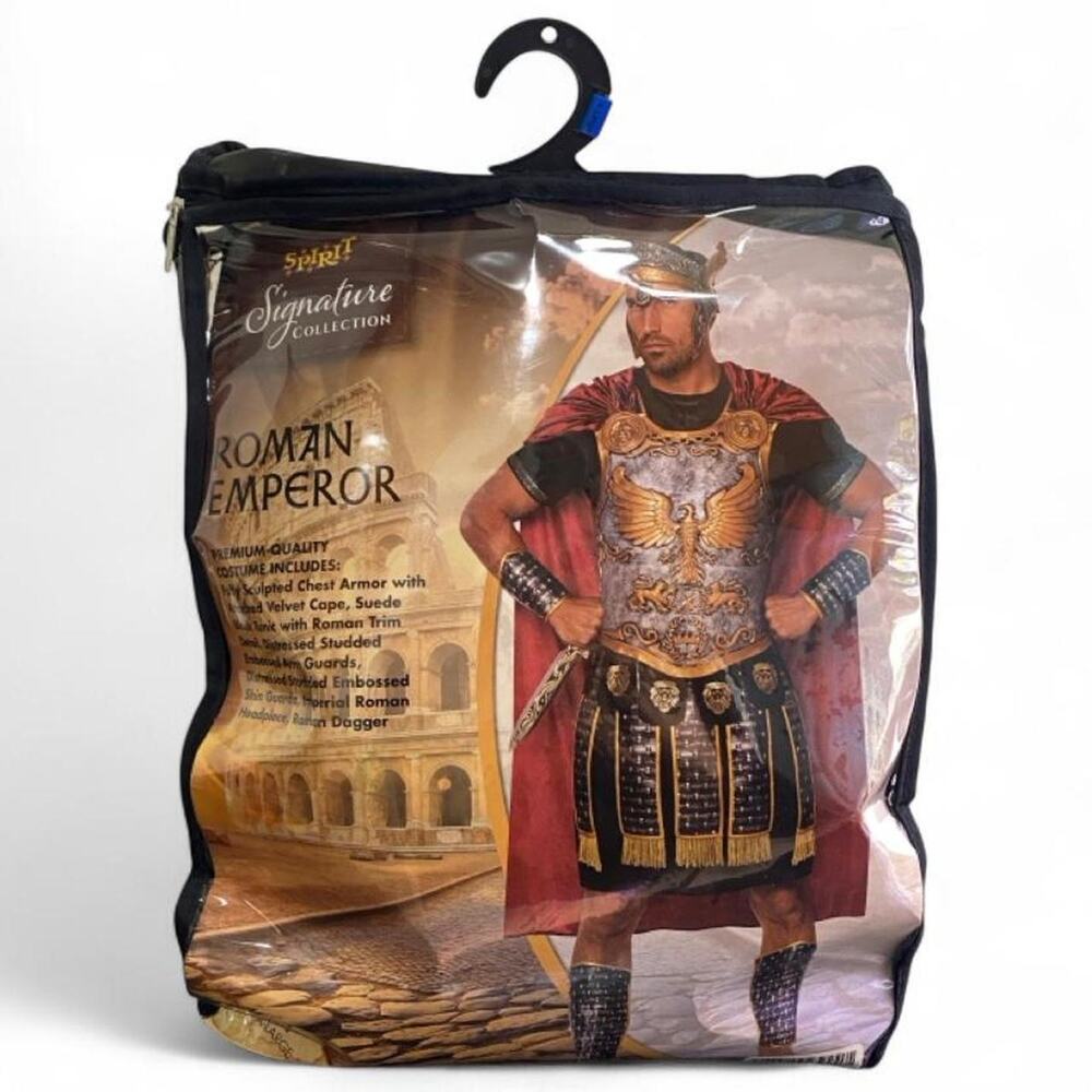 Men’s Spirit Halloween Roman Emperor costume, size XL